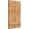 Ekena Millwork Joined Board-n-Batten Shutters w/Z-Bar, Rough Sawn Western Red Cedar, 21 1/2W x 34H, PR RBJ06Z21X034RWR - alternate 4